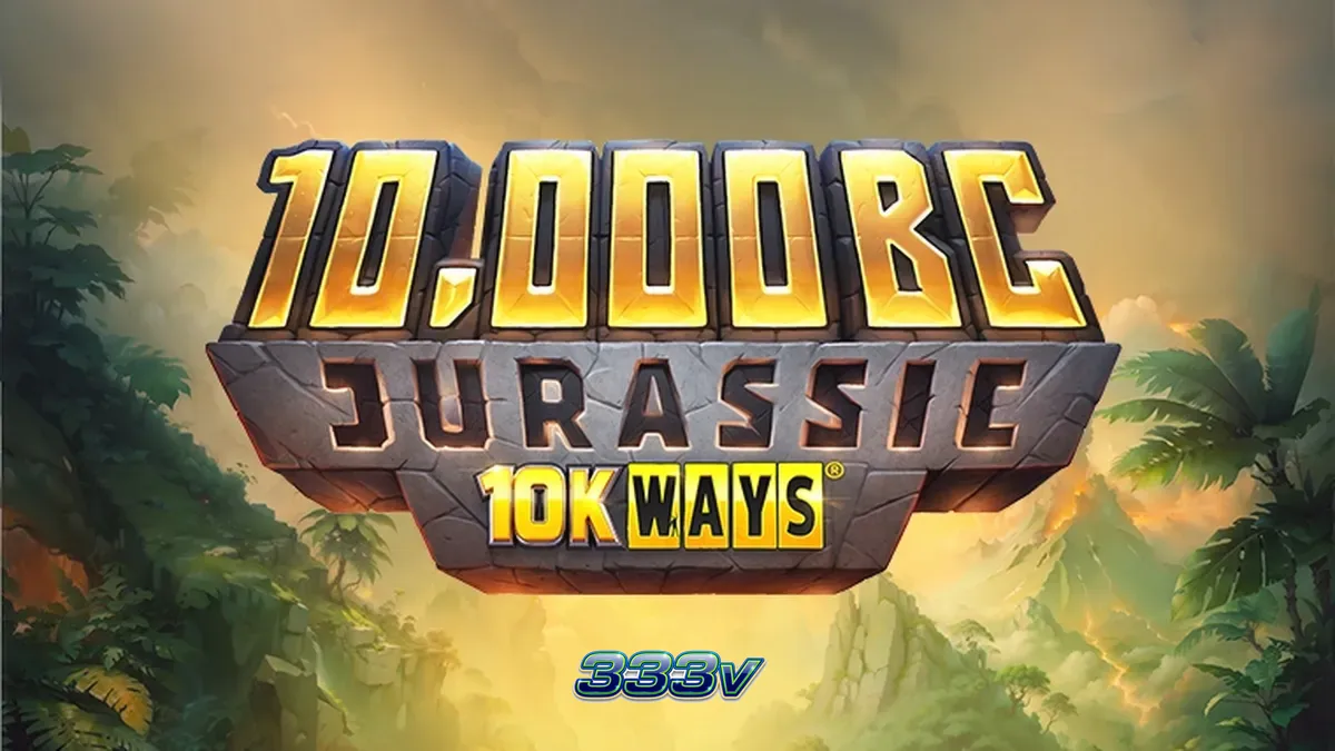 Pemandangan prasejarah dalam slot 10,000 BC Jurassic 10K Ways